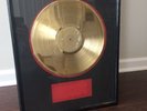 Blank Gold Plated LP Album Record Disc Vinyl Award Trophy to Custom RIAA Quality
