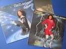 2x DEE D. JACKSON LPs Cosmic Curves +POSTER   1978 + Thunder & Lightning  1980