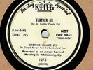 GOSPEL 78 : BROTHER CLAUDE ELY ON KING WHITE DJ LABEL 1375