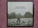 George Harrison All Things Must Pass The Beatles South Africa POSTER INSERT 3LP