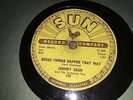  Orig Johnny Cash Sun 78 RPM ‘Guess Things Happen’ / ‘Come In stranger’ SUN 295