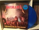 METALLICA LP -destroyed in the mosh- RARE BLUE COLOR MINT
