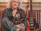 BRIAN MAY HAND SIGNED 6X4 PHOTO QUEEN.