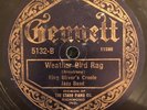 Gennett 5132 King Oliver's Creole Jazz Band WEATHER BIRD RAG  78 rpm  1923