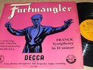 FRANCK Symphony in D minor WILHELM FURTWANGLER VPO UK Decca LXT 2905 o/g ED1 EX