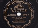 78rpm Hawaiian – Mike Hanapi and the Ilina Islanders – Victor 22946 – E+