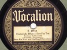 78rpm – Sam Ku West and his Royal Hawaiians – Vocalion 15644 – E+