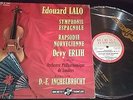 DEVY ERLIH LALO SYMPHONIE  ESPAGNOLE LP DUCRETET THOMPSON 320 C 124 NM/M- RARE