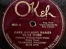 OKEH 40321 - CLARENCE WILLIAMS' BLUE FIVE w/ LOUIS ARMSTRONG Cake Walking Babies