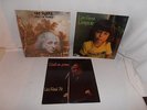 3 disques vinyles 33 tours léo ferré ,seul en scéne,l'espoir,avec le temps