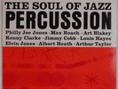 SOUL OF JAZZ PERCUSSION: Art Blakey, Elvin Jones, Max Roach RIVERSIDE Stereo LP