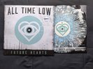 All Time Low - Future Hearts Vinyl LP Clear With Blue Splatter Hot Topic Variant