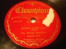 JAZZ FRANK PLADA'S SERENADERS Sugar Cane Rag CHAMPION 15313 V+ rcng