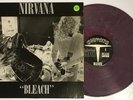NIRVANA BLEACH VERY RARE USA PURPLE MARBLED VINYL LP SP34 LOVE BUZZ BLEW