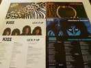 4x KISS -Lick it up,Animalize,Creatures of... &...- LPs