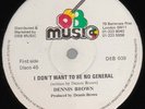 Roots Dub Reggae I Don't Want To Be No General Dennis Brown DEB Music 12