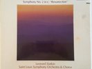 MAHLER no.2 Audiophile LEONARD SLATKIN 2LPs TELARC DG-10081/82 NM
