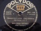 EMMA BOYNET transcriptions italiennes / POLYDOR