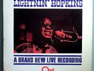 LIGHTNIN' HOPKINS HOOTIN' BLUES VERY RARE ORIG'64 PRESTIGE FOLKLORE MONO LP RVG