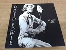 DAVID BOWIE   live in bremen 78      10' clear vinyl