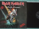 Iron Maiden Infinite Dreams Poster sleeve Autographed etched disc NM 1989 RARE