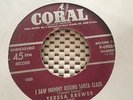 TERESA BREWER  MISSPRINT 69038 MOMMY KISSING SANTA CLAUS VEF 57 ZB