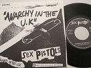 SEX PISTOLS anarchy in the uk/i wanna be me free 45 ps FRANCE PUNK oop