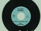 THE DELACARDOS Letter To A School Girl/I'll Never Let Rock ELGEY 1959 Original