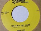 RARE Rockabilly 45 Frank Evans & His Top Notchers The Ain't Got Blues STARDAY
