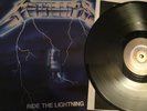 Metallica , Ride The Lightning , Vinyl Lp Record