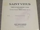 SAINT VITUS War Is Our Destiny ORIG.1985 PROMO DOOM HEAVY METAL 12