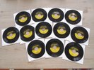 12 45 RPM Atlantic Yellow Label Doo Wop R&B Soul Ruth Brown Drifters Clovers OG