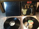 AC/DC 2 LP Record Lot: HIGHWAY TO HELL + BACK IN BLACK Angus Young