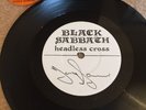Black Sabbath / Headless Cross / 7 Inch Vinyl / Signed Tony Iommi / Iron Maiden