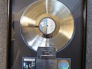 Rush Platinum Sales Award Power Windows RECORD ALBUM RIAA AWARD FRAMED