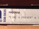 Madonna  Like A Prayer & TV Ad Compilation  Scarce UK Promo VHS Video