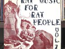 RAT MUSIC FOR RAT PEOPLE VOL 2 Butthole Surfers M.D.C. Minutemen Big Boys NM-