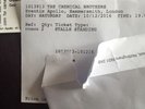 2 X Chemical Brothers STANDING Tickets Eventim Apollo SATURDAY 10 Dec
