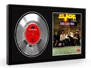 Slade Coz I Luv You Framed Silver Disc Display Vinyl (LO)