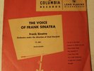 VINTAGE 1948 COLUMBIA VINYL RECORD THE VOICE OF FRANK SINATRA CL-6001 LP