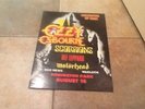 MONSTERS OF ROCK 1986 PROGRAMME OZZY OSBOURNE SCORPIONS DEF LEPPARD MOTORHEAD