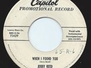 JERRY REED 45RPM '56 CAPITOL WHEN I FOUND YOU HOT ROCKABILLY PROMO VG VINYL
