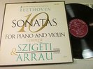 BEETHOVEN 10 SONATAS SZIGETI ARRAU VANGUARD VRS-1109/12 FOR PIANO AND VIOLIN NM-