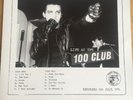 The Damned Live At 100 Club 1976 LP White Vinyl Deleted