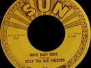 M- MEMPHIS BLUES 45  BILLY THE KID EMERSON / SUN 214 / MOVE BABY / WHEN IT RAINS