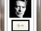 ULTRA COOL - DAVID BOWIE - MUSIC LEGEND - ORIGINAL HAND SIGNED AUTOGRAPH