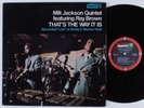 MILT JACKSON FEA RAY BROWN That's The Way It Is IMPULSE  LP VG+/VG++ gatefold