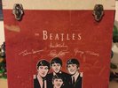 Vintage The Beatles 33 RPM LP RED Record Holder Box Case Tote RARE 1960's