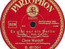 Claire Waldoff - Es gibt nur ein Berlin / Es wird in hundert Jahren . . . - 1932
