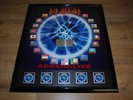 SUPERB RARE DEF LEPPARD '3-D' UK PRESENTATION DISC FOR 5M COPIES OF ADRENALIZE